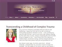 Tablet Screenshot of beatingtrauma.com
